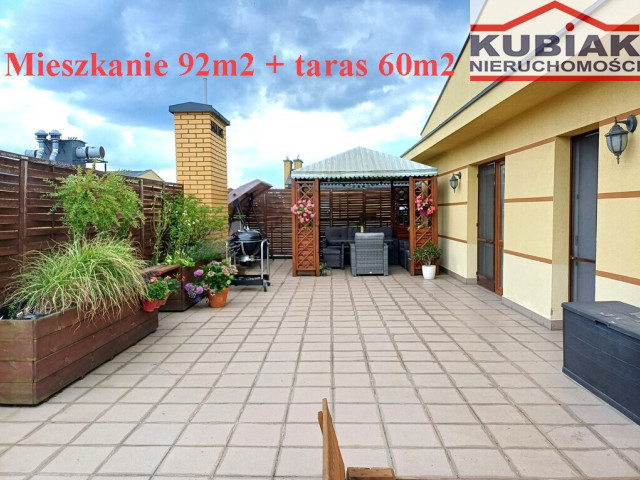 Wyjątkowe ~92 m2, 4 pokoje, taras 60m2, 2012r.